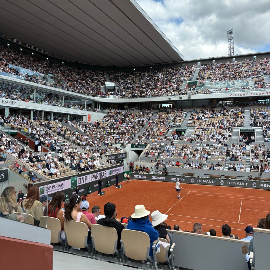 Quick break at Roland-Garros 2025 