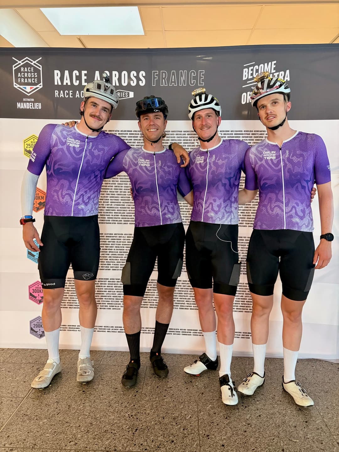 Owlin Racing Team: Lucas, Antoine, Fabien and me!