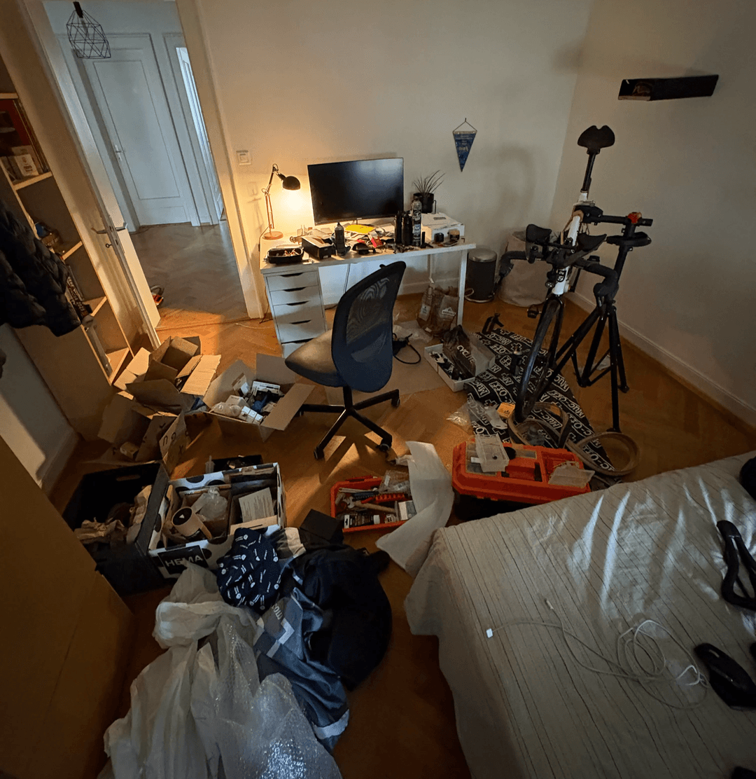 Bedroom or workshop…