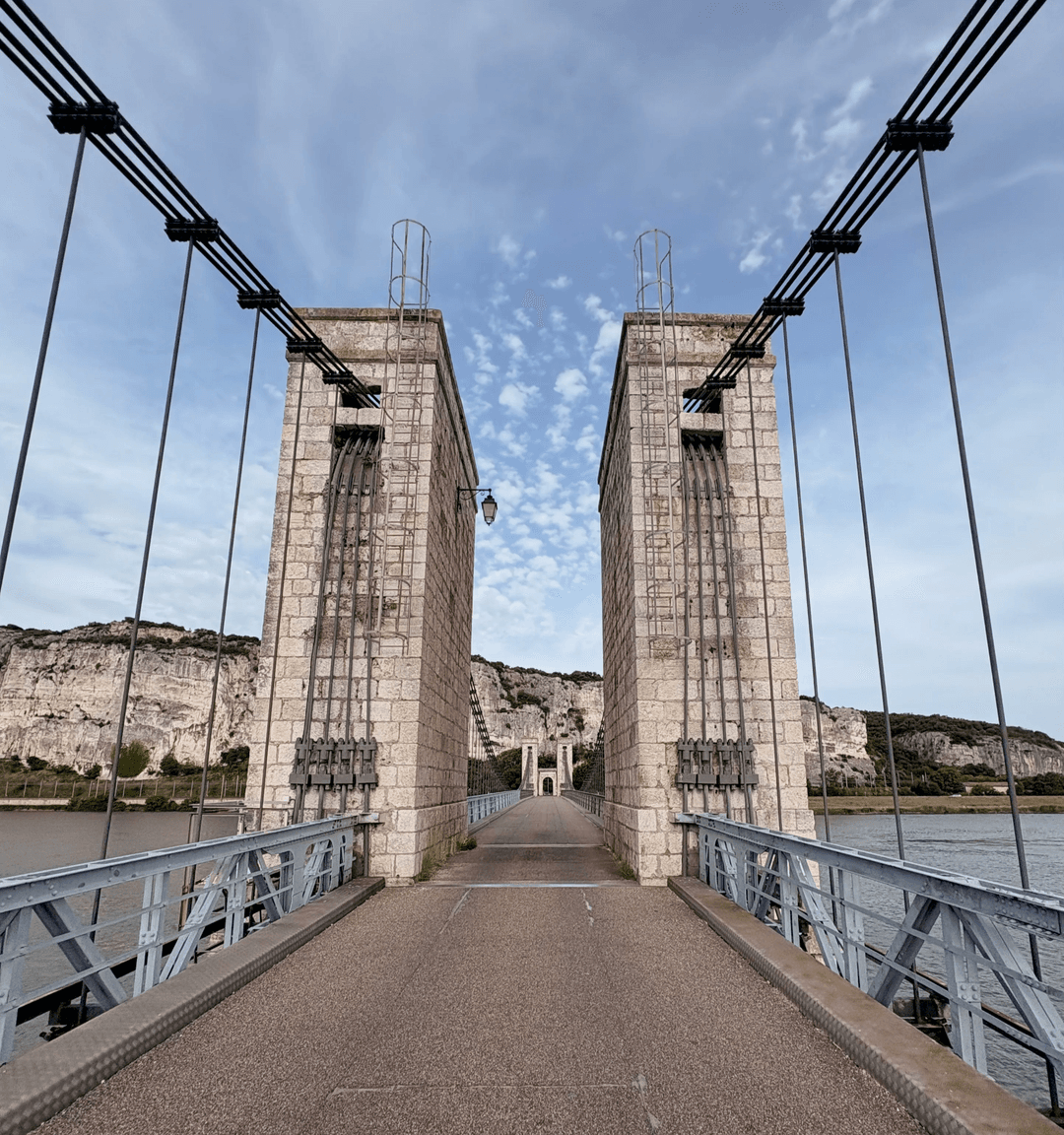Crossing the Rhône