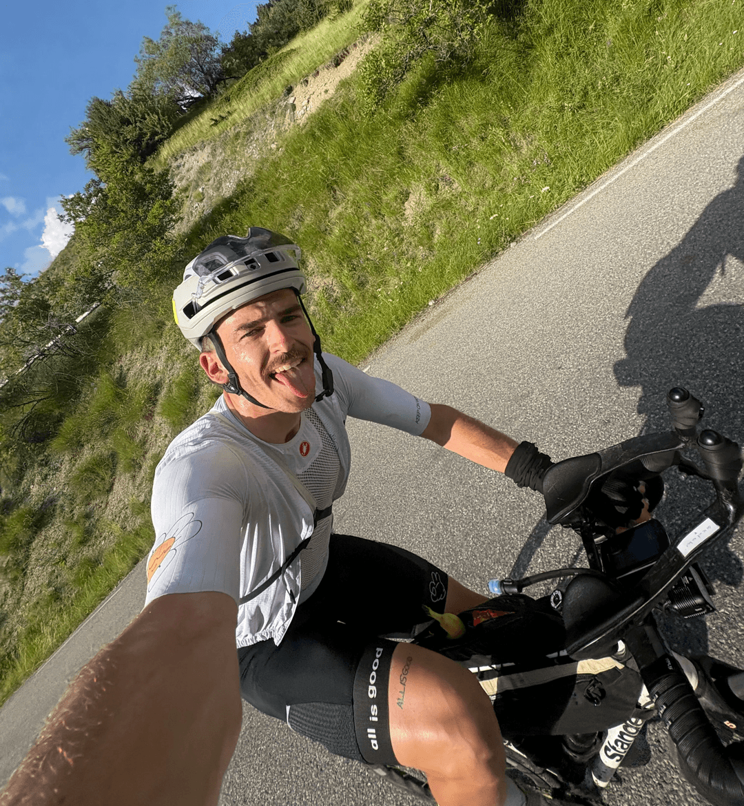 Last selfie on the Bonette…