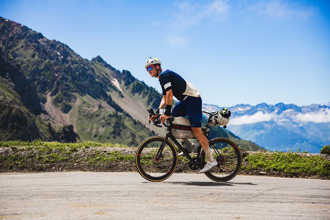 The last kilometres before the top of the Tourmalet