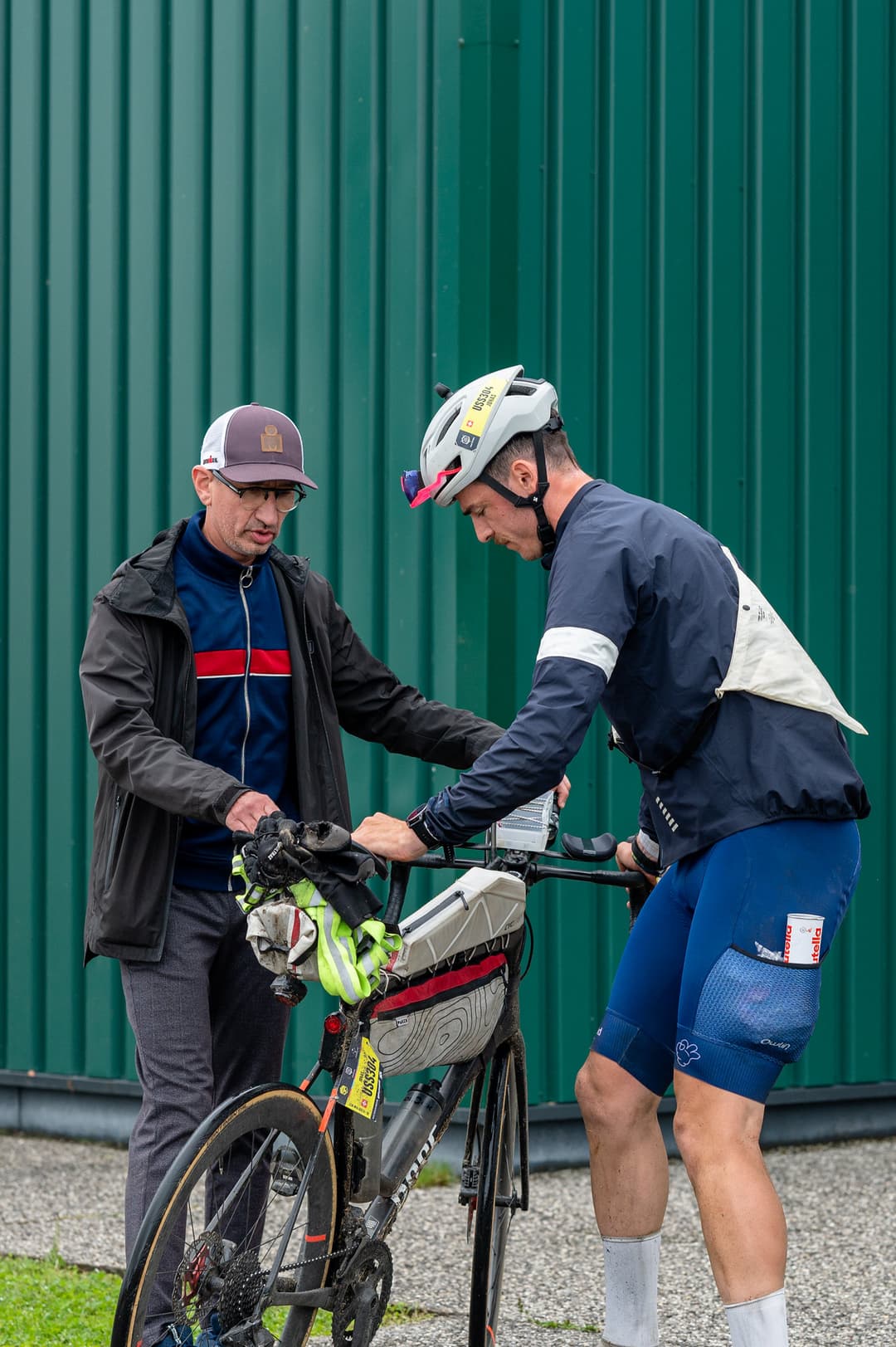 Prise en charge de mon vélo par Cyril